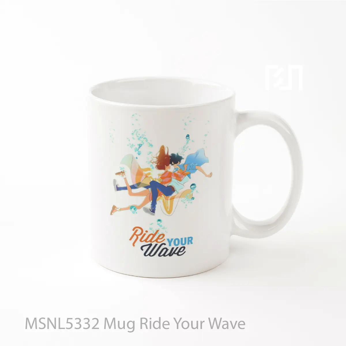 Mug Ride Your Wave Gelas Keramik Tema Film MSNL5332