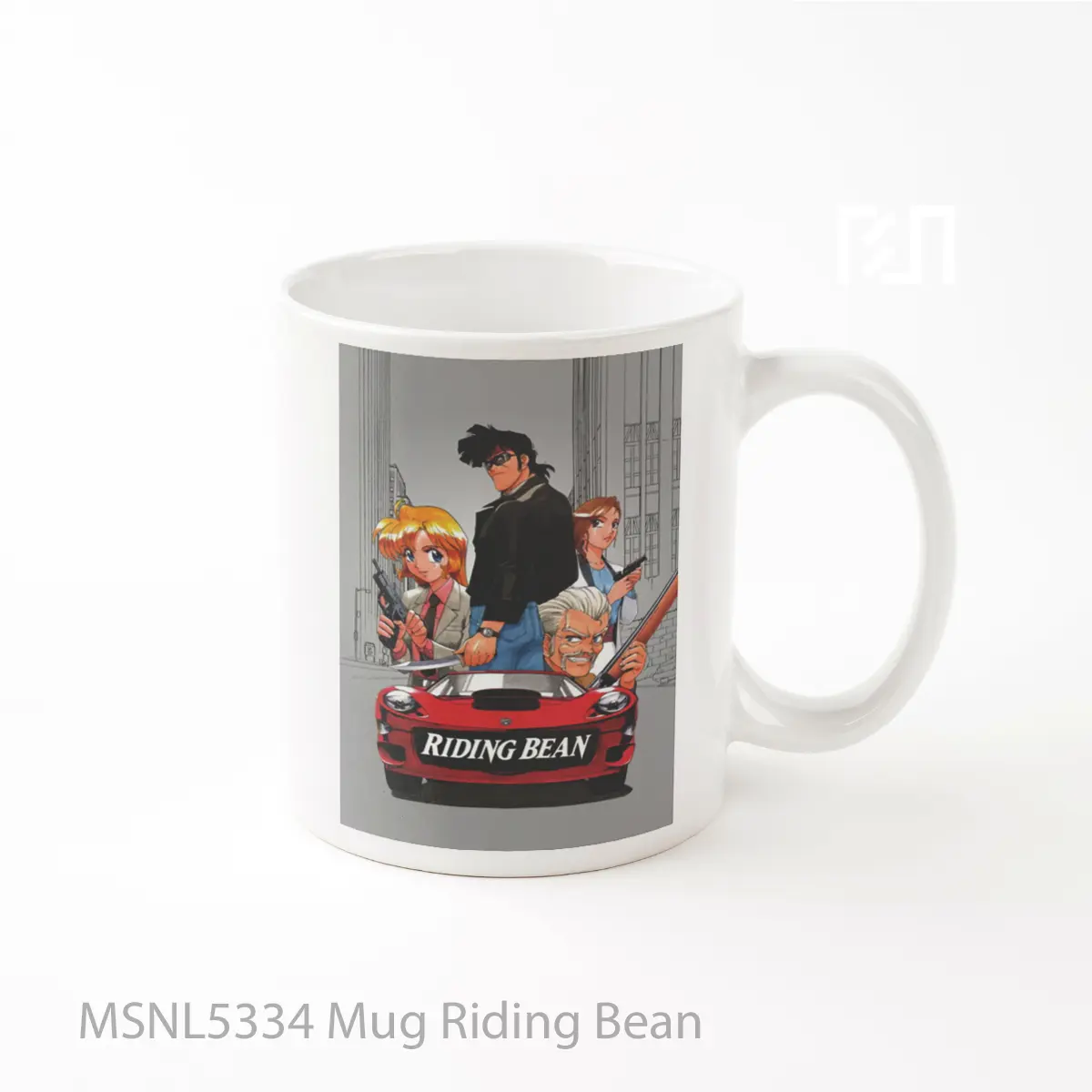 Mug Riding Bean Gelas Keramik Tema Film MSNL5334