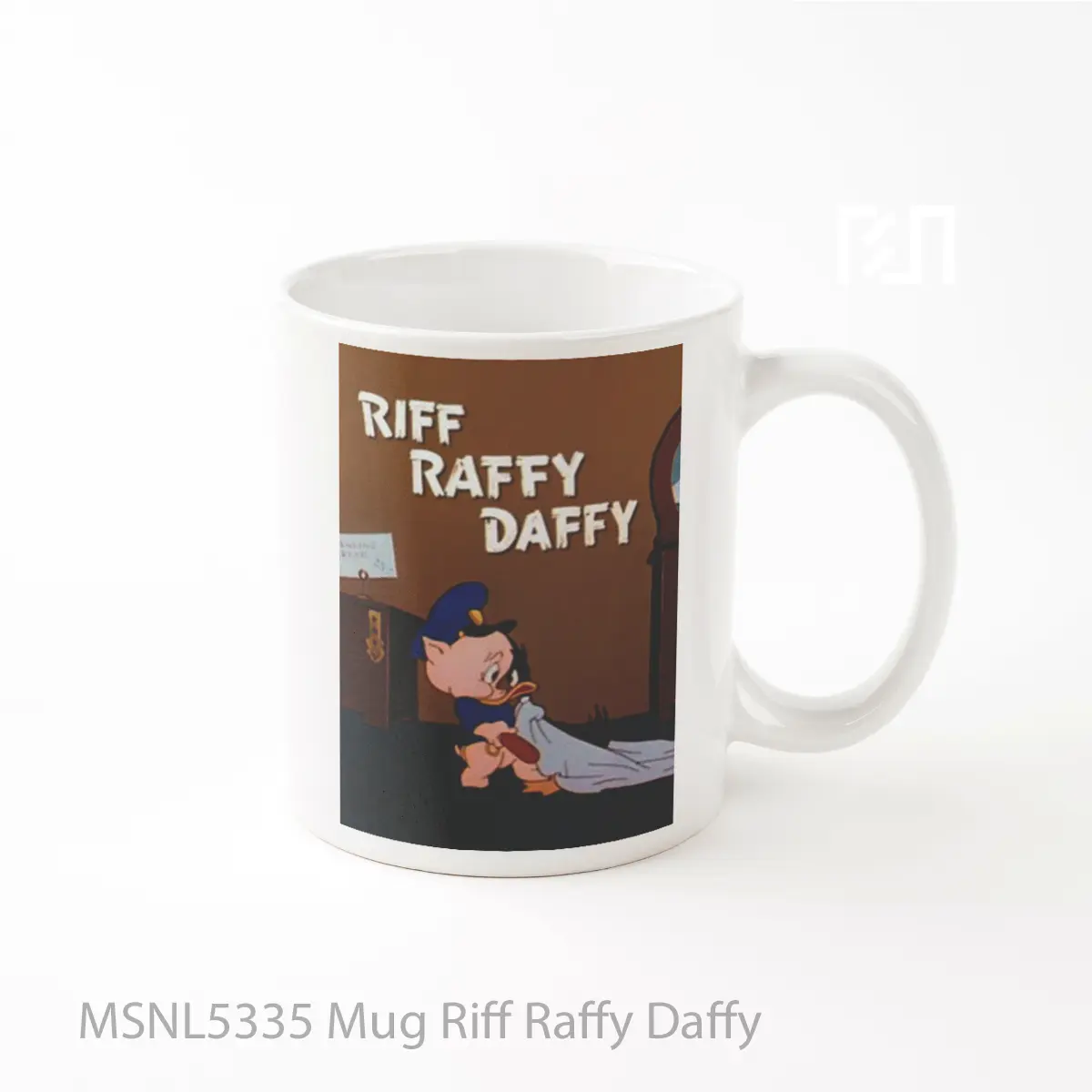 Mug Riff Raffy Daffy Gelas Keramik Tema Film MSNL5335