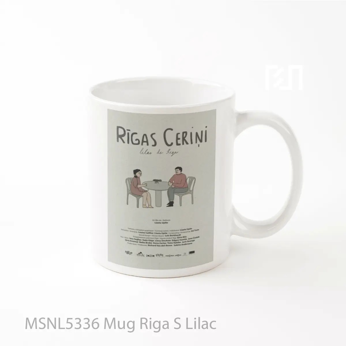 Mug Riga S Lilac Gelas Keramik Tema Film MSNL5336