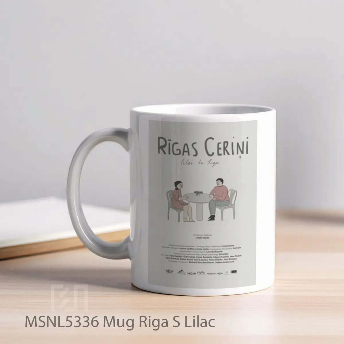 Mug Riga S Lilac Gelas Keramik Tema Film MSNL5336 - Tampak Kiri