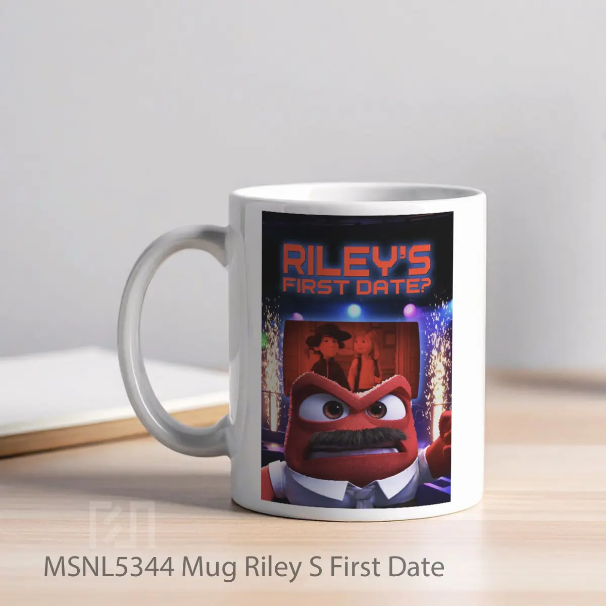 Mug Riley S First Date Gelas Keramik Tema Film MSNL5344 - Tampak Kiri