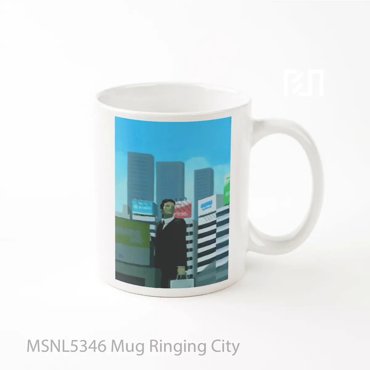 Mug Ringing City Gelas Keramik Tema Film MSNL5346