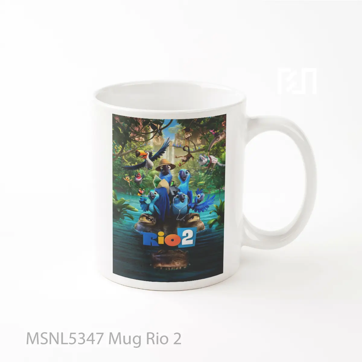Mug Rio 2 Gelas Keramik Tema Film MSNL5347