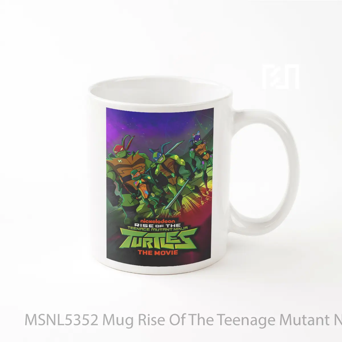 Mug Rise Of The Teenage Mutant Ninja Turtles The Movie Gelas Keramik Tema Film MSNL5352