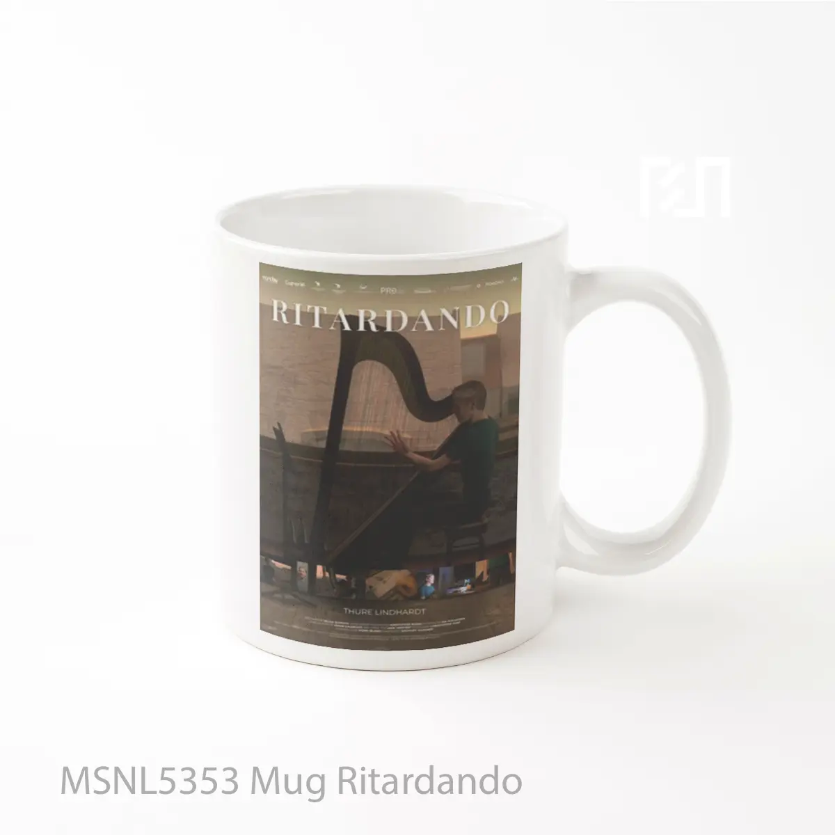 Mug Ritardando Gelas Keramik Tema Film MSNL5353