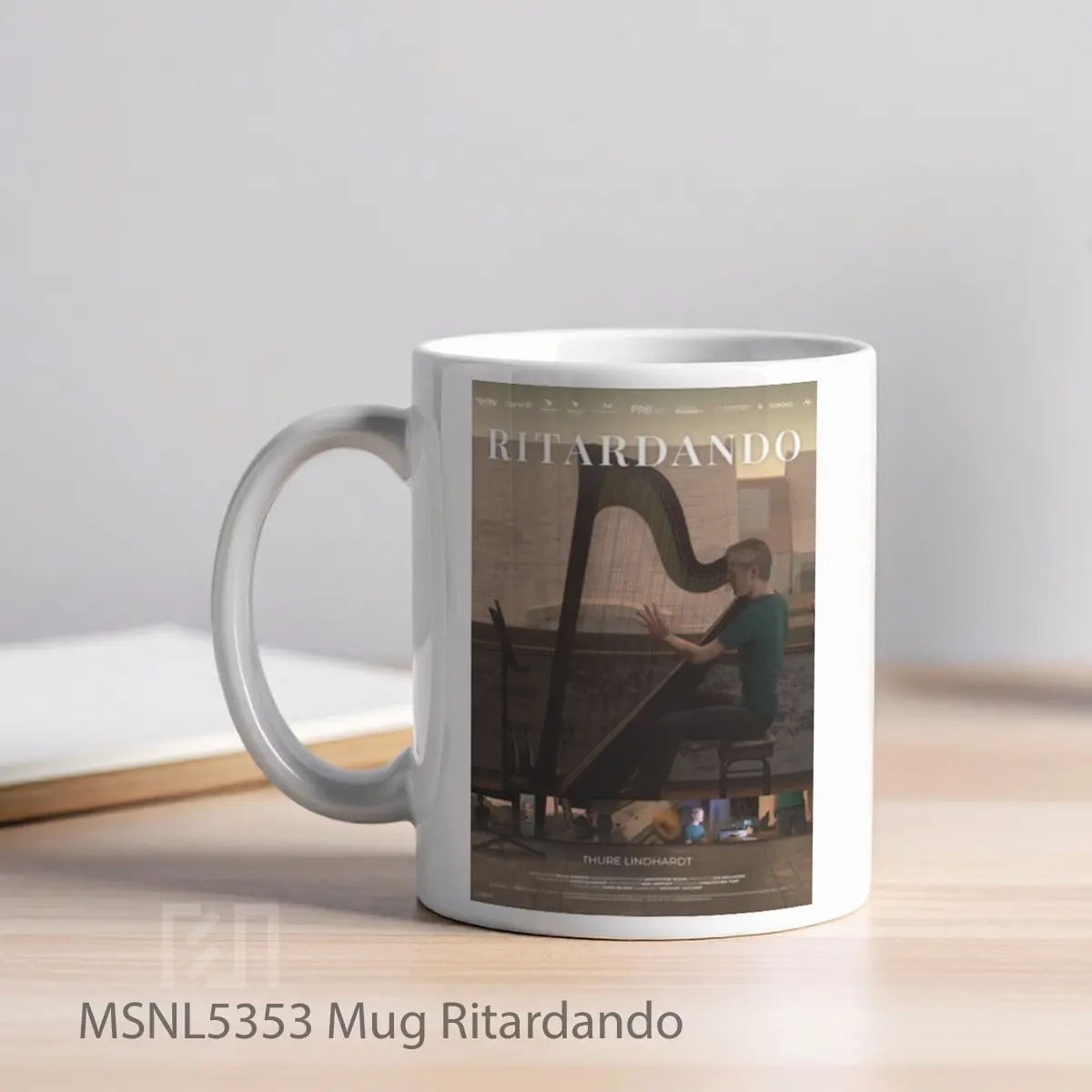 Mug Ritardando Gelas Keramik Tema Film MSNL5353 - Tampak Kiri