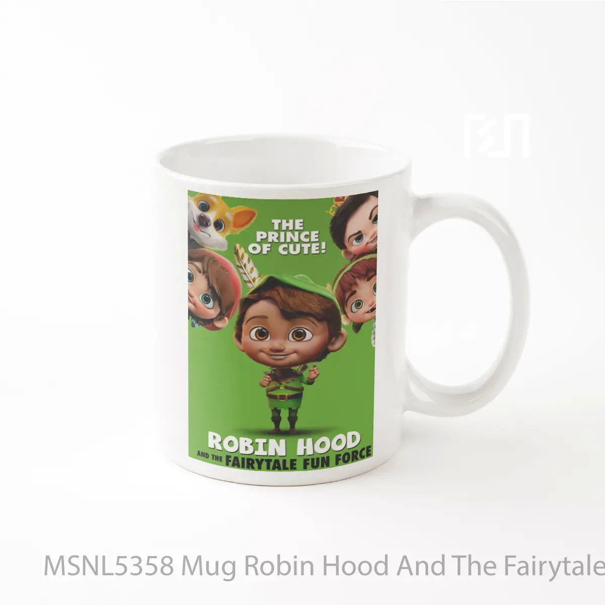Mug Robin Hood And The Fairytale Fun Force Gelas Keramik Tema Film MSNL5358