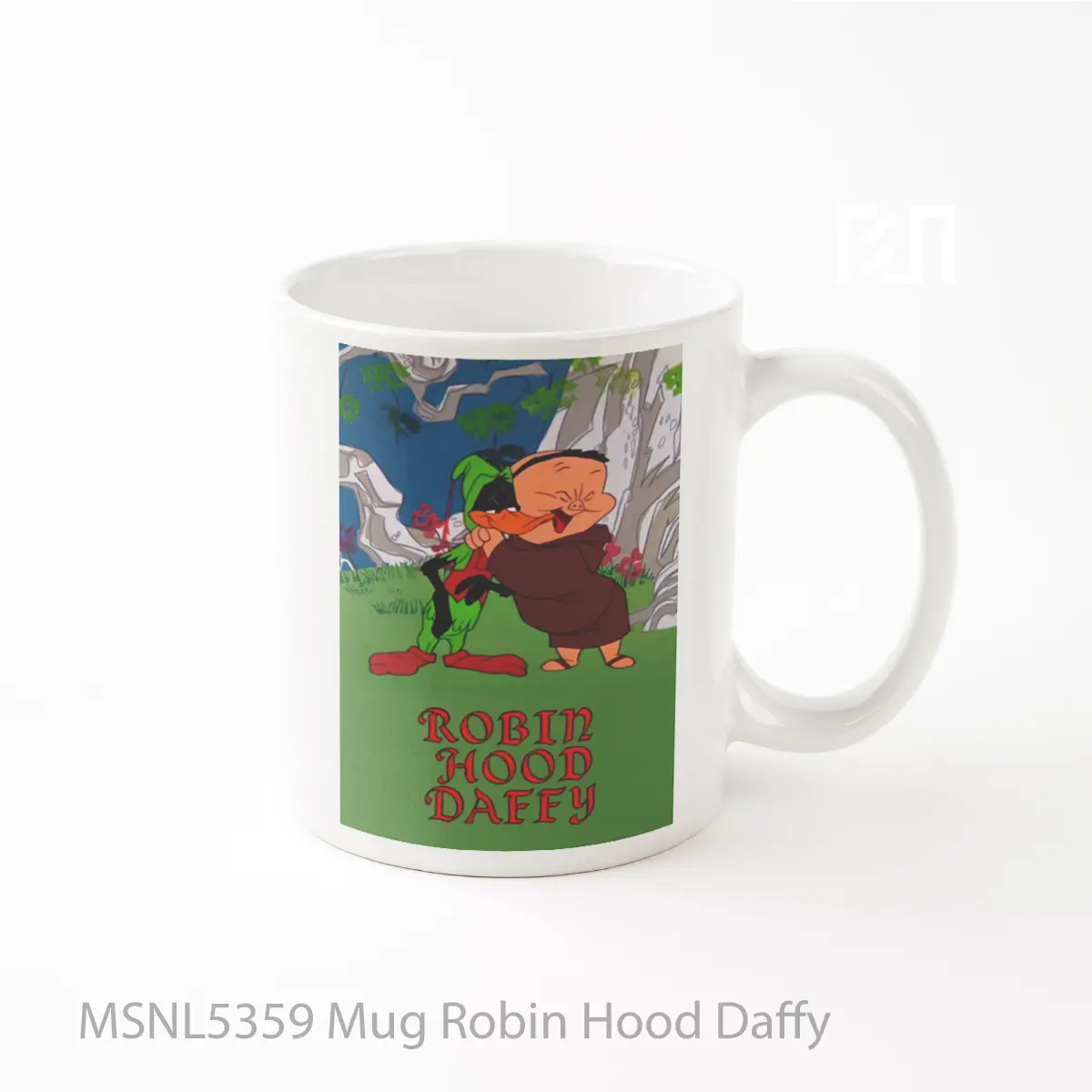 Mug Robin Hood Daffy Gelas Keramik Tema Film MSNL5359