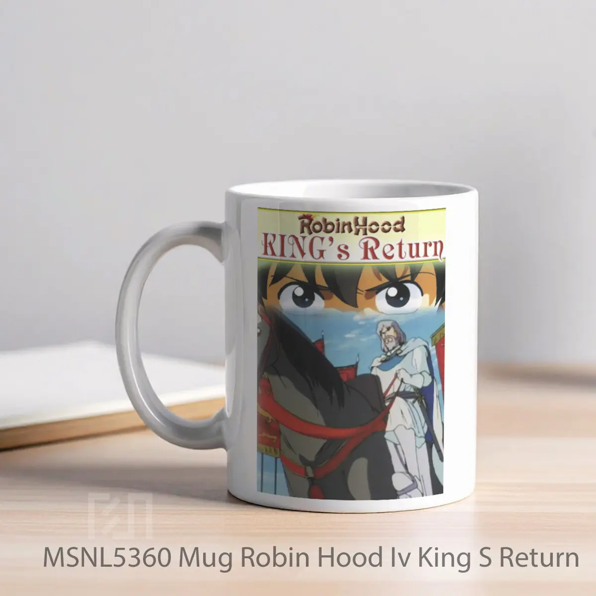 Mug Robin Hood Iv King S Return Gelas Keramik Tema Film MSNL5360 - Tampak Kiri