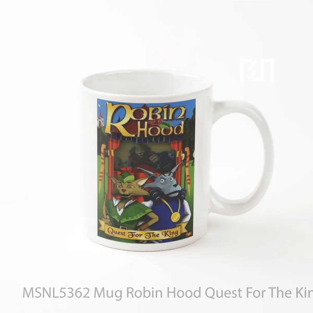 Mug Robin Hood Quest For The King Gelas Keramik Tema Film MSNL5362