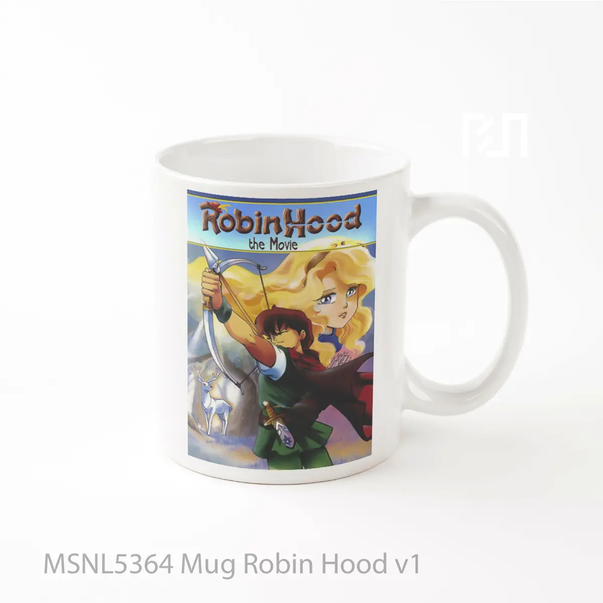 Mug Robin Hood V1 Gelas Keramik Tema Film MSNL5364