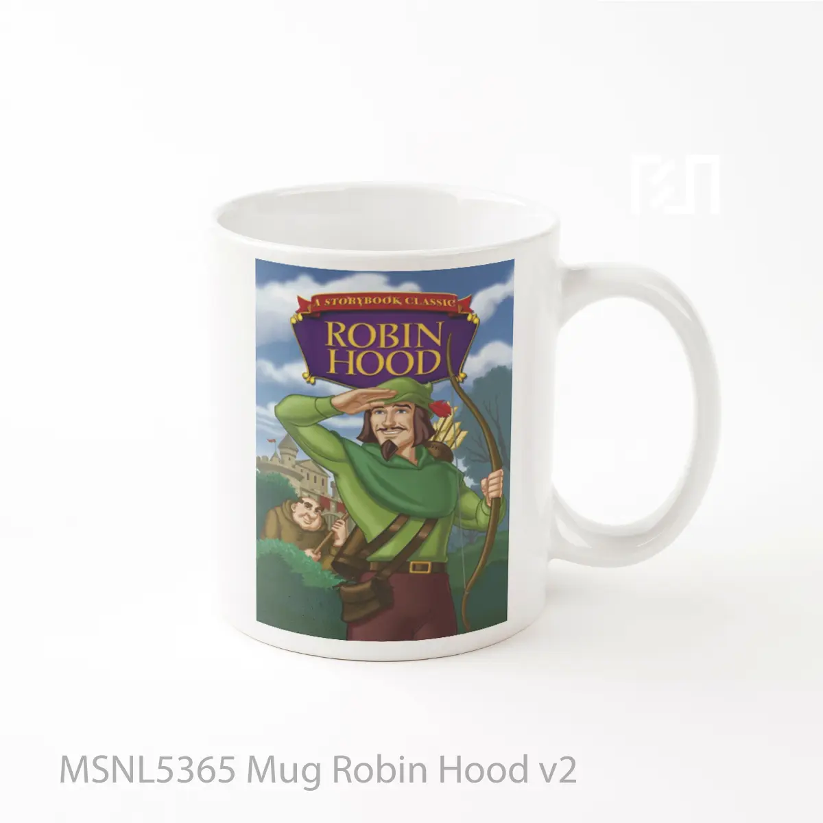 Mug Robin Hood V2 Gelas Keramik Tema Film MSNL5365