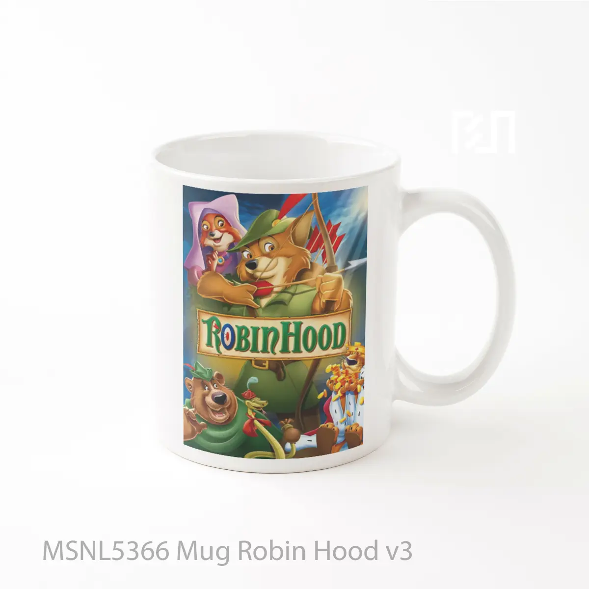 Mug Robin Hood V3 Gelas Keramik Tema Film MSNL5366