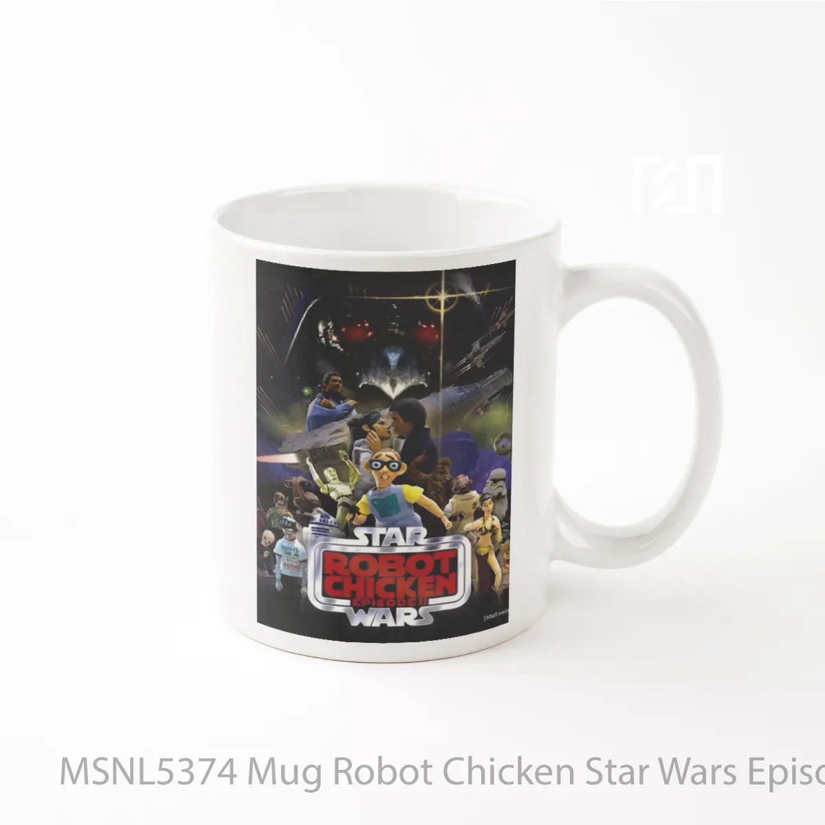 Mug Robot Chicken Star Wars Episode Ii Gelas Keramik Tema Film MSNL5374