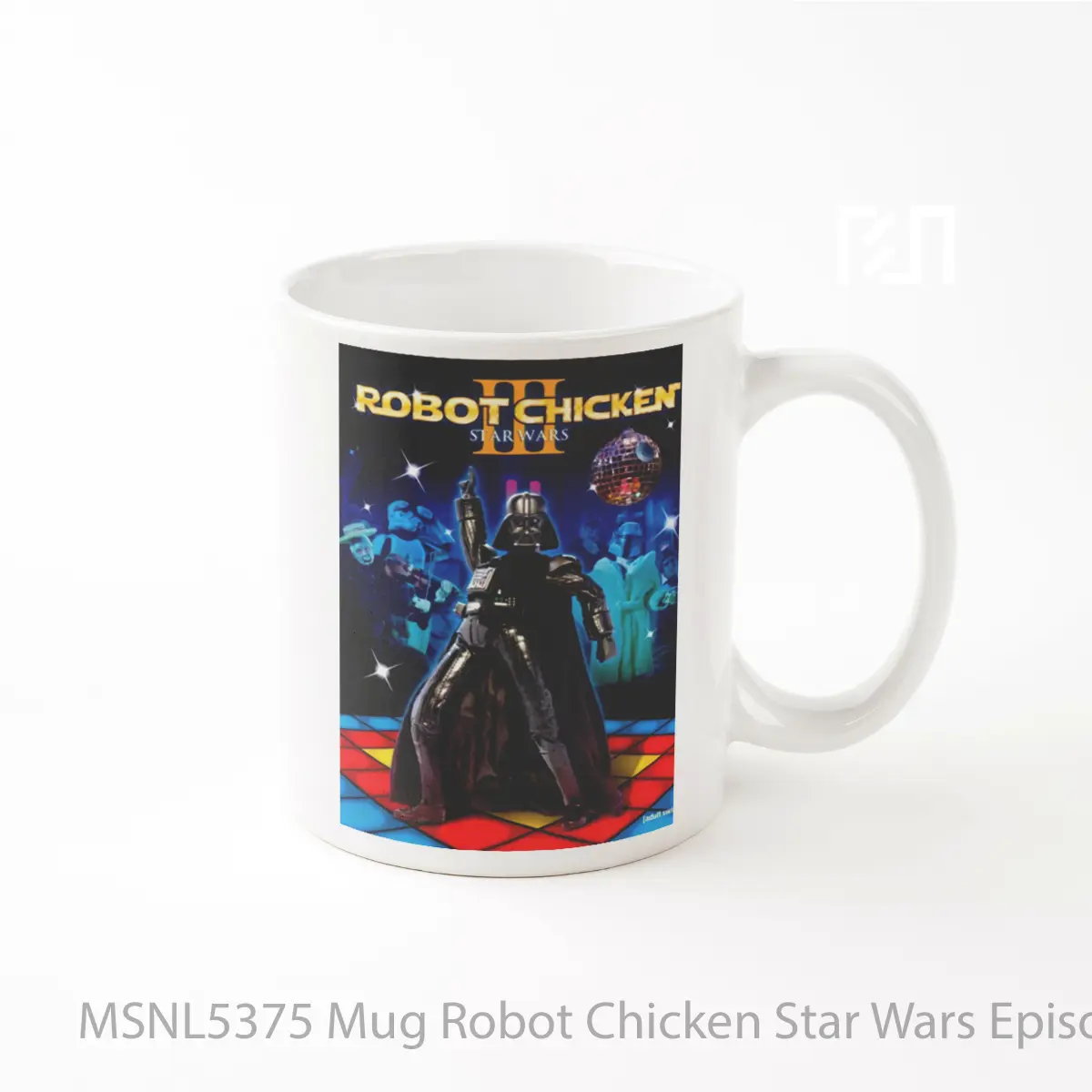 Mug Robot Chicken Star Wars Episode Iii Gelas Keramik Tema Film MSNL5375