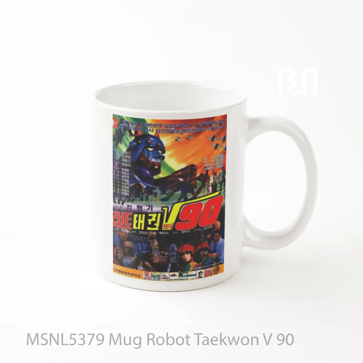 Mug Robot Taekwon V 90 Gelas Keramik Tema Film MSNL5379