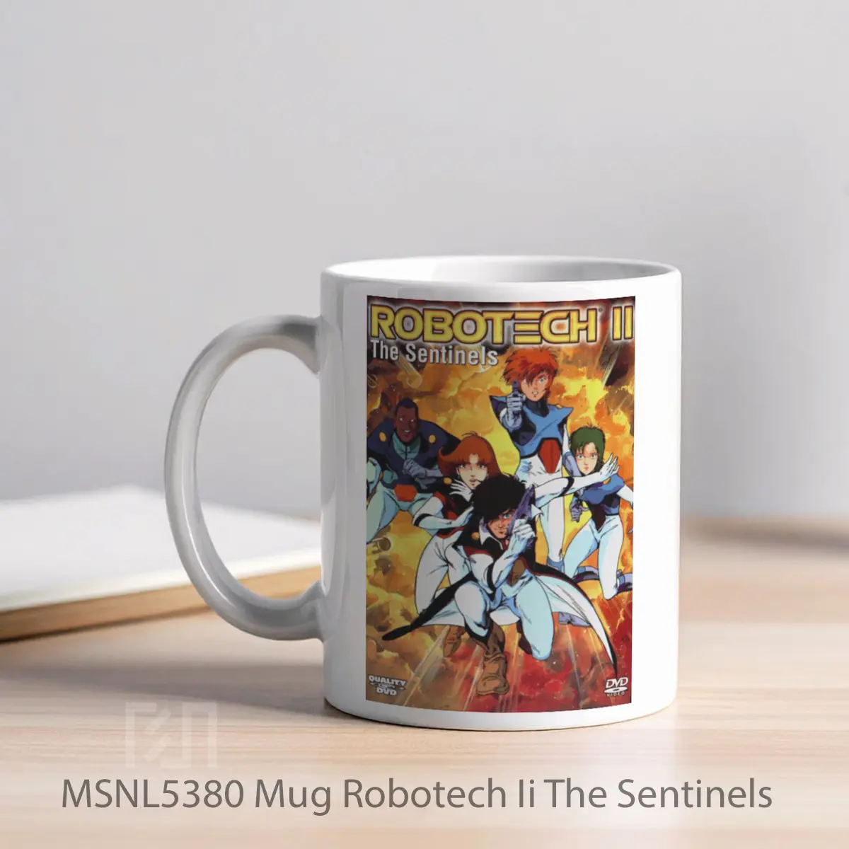 Mug Robotech Ii The Sentinels Gelas Keramik Tema Film MSNL5380 - Tampak Kiri