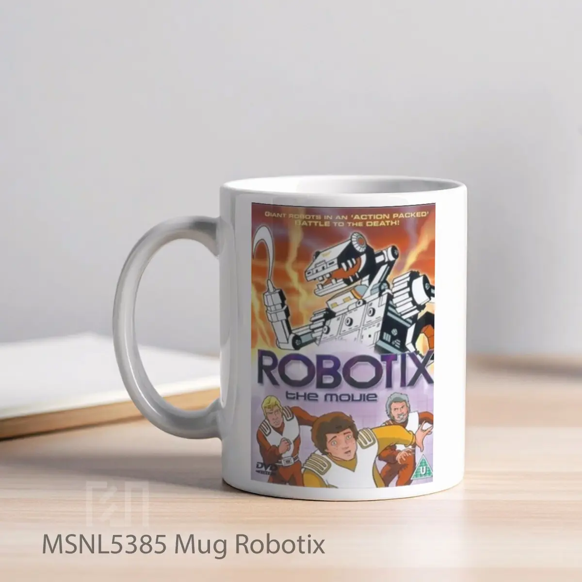 Mug Robotix Gelas Keramik Tema Film MSNL5385 - Tampak Kiri