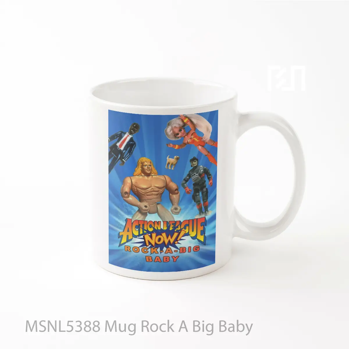 Mug Rock A Big Baby Gelas Keramik Tema Film MSNL5388