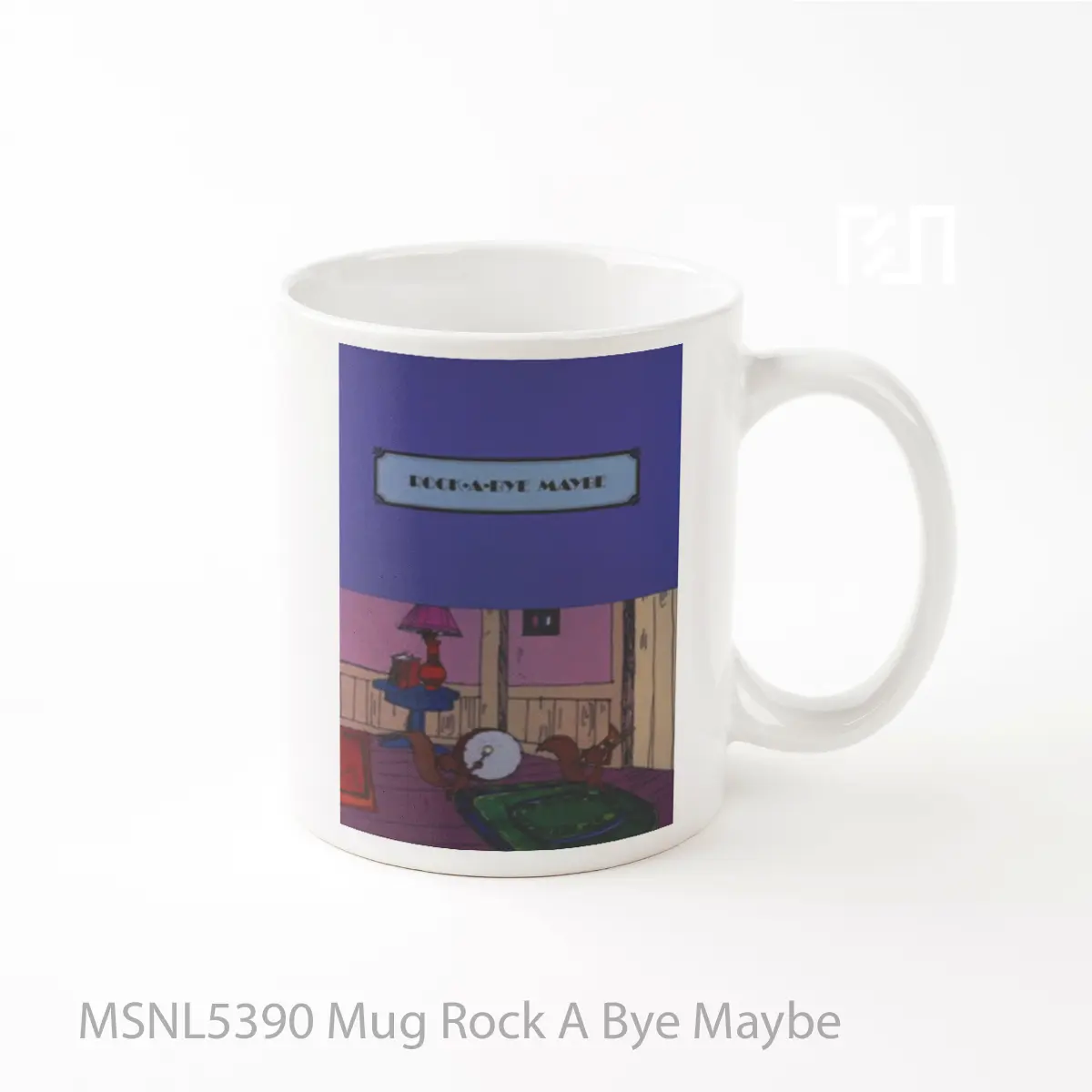 Mug Rock A Bye Maybe Gelas Keramik Tema Film MSNL5390