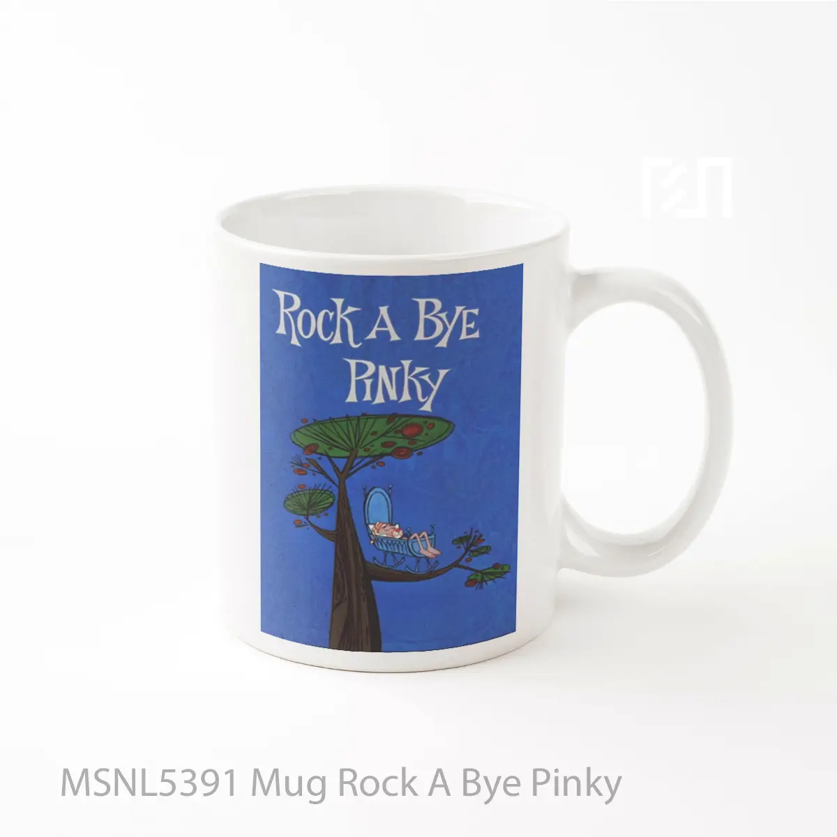 Mug Rock A Bye Pinky Gelas Keramik Tema Film MSNL5391