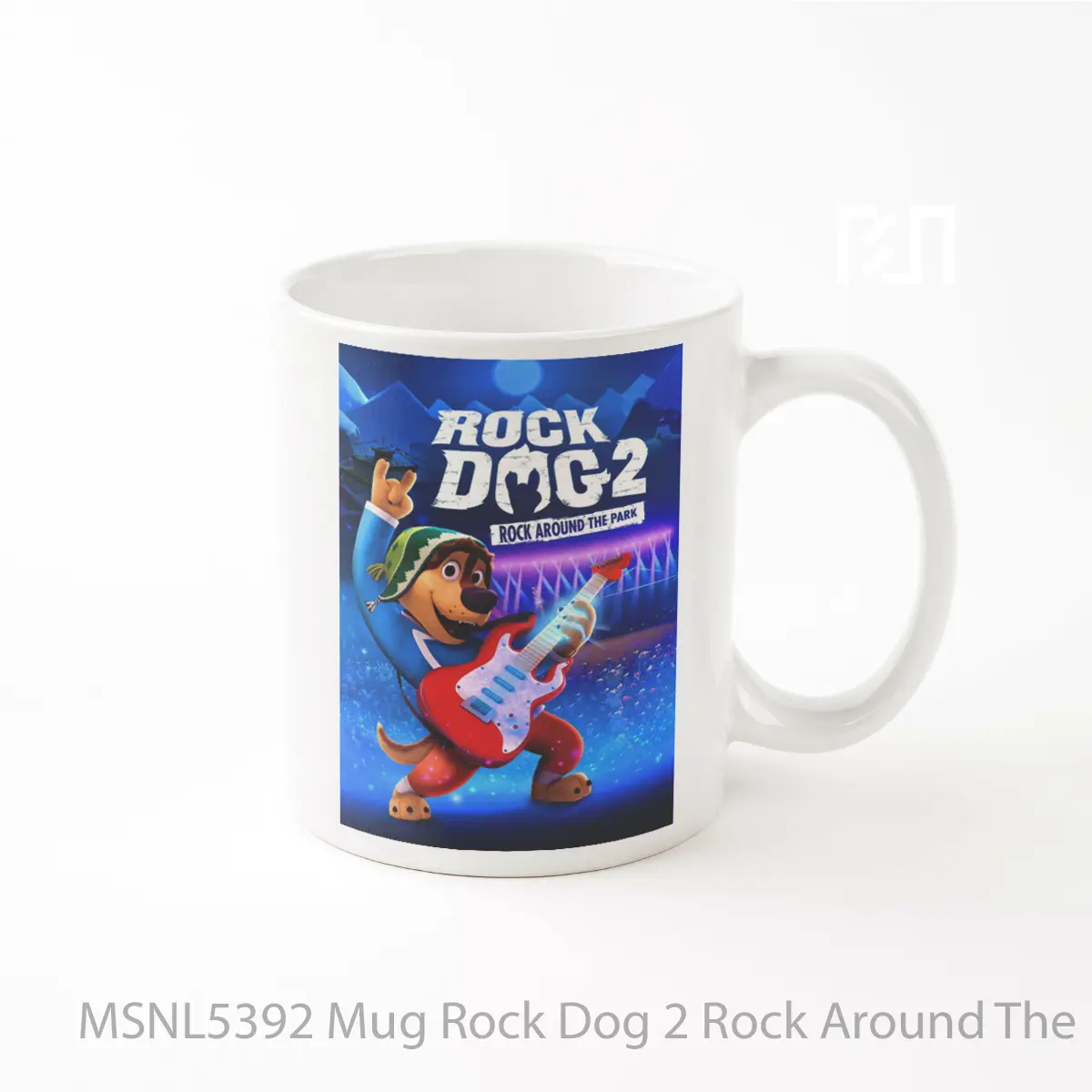 Mug Rock Dog 2 Rock Around The Park Gelas Keramik Tema Film MSNL5392