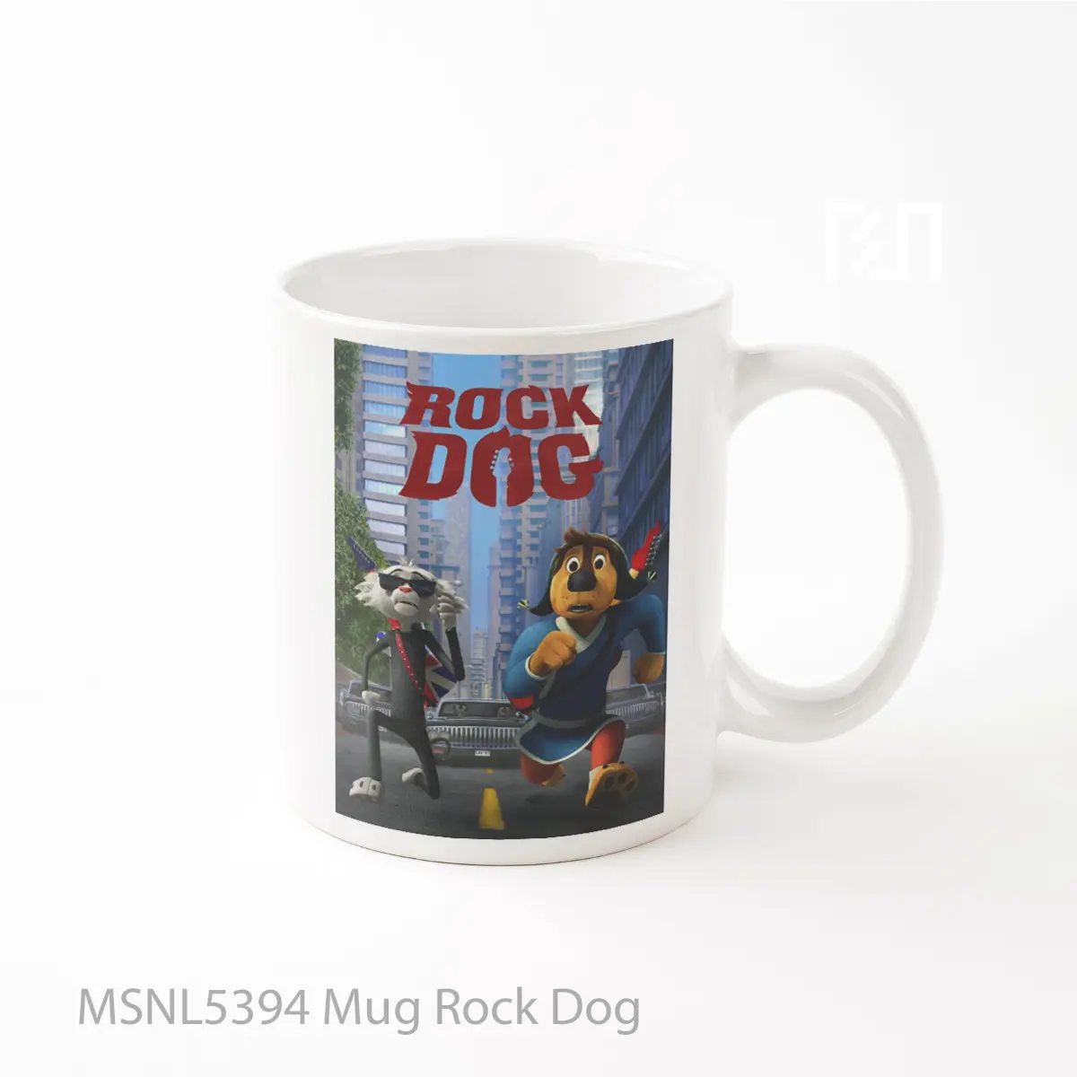 Mug Rock Dog Gelas Keramik Tema Film MSNL5394