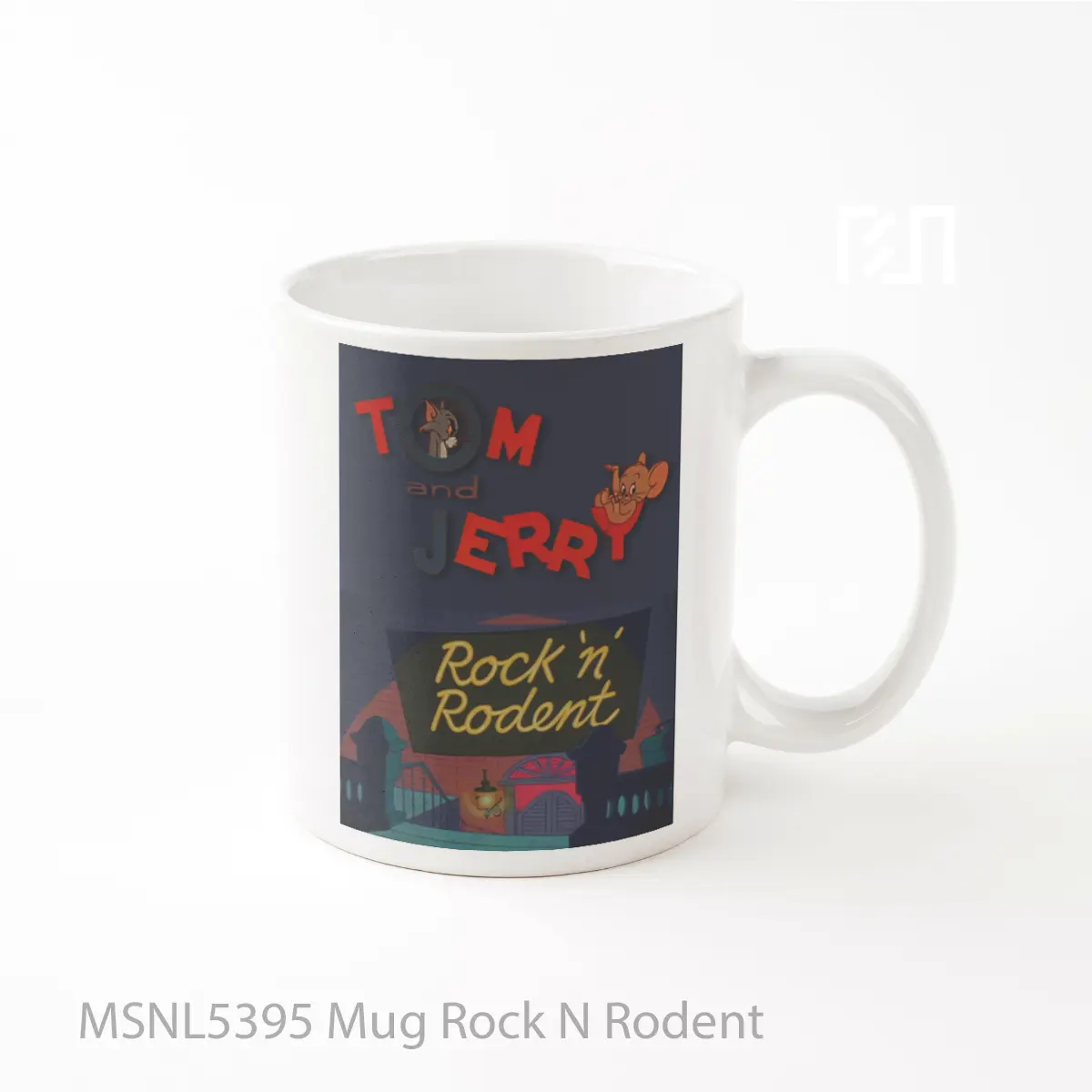 Mug Rock N Rodent Gelas Keramik Tema Film MSNL5395