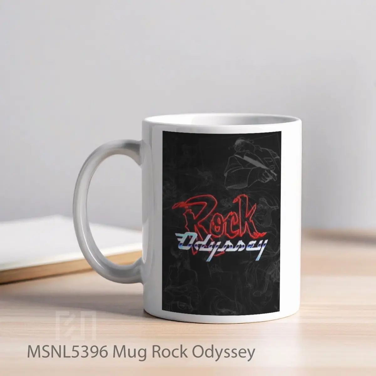 Mug Rock Odyssey Gelas Keramik Tema Film MSNL5396 - Tampak Kiri