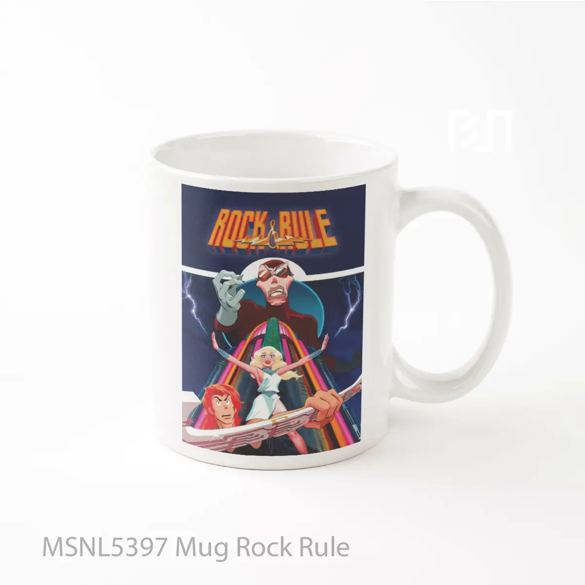 Mug Rock Rule Gelas Keramik Tema Film MSNL5397