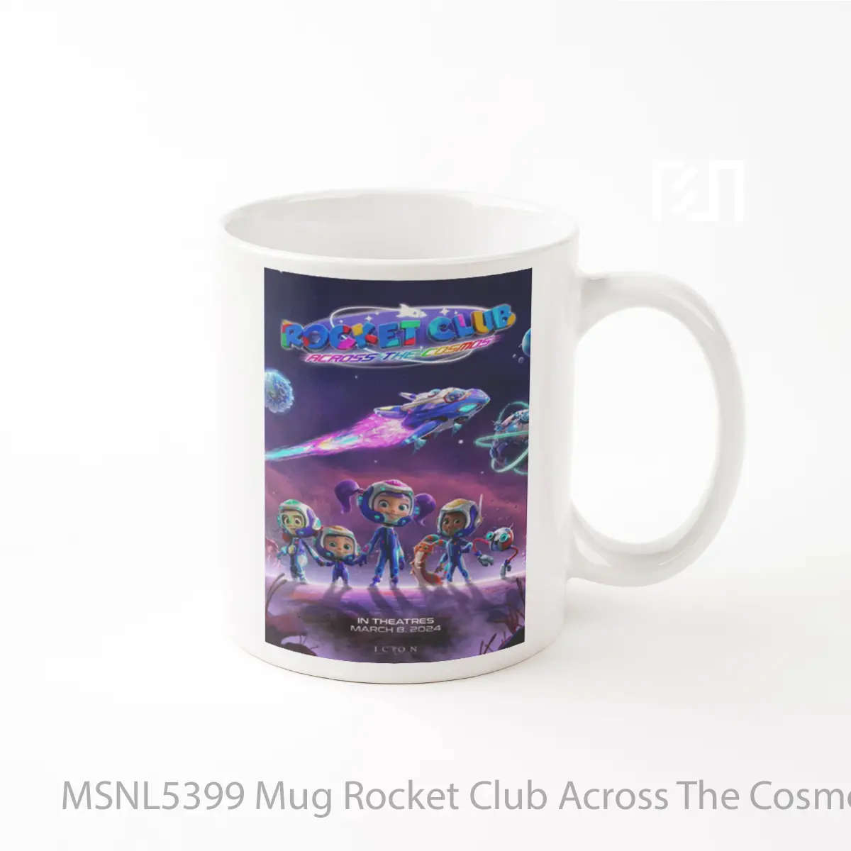 Mug Rocket Club Across The Cosmos Gelas Keramik Tema Film MSNL5399