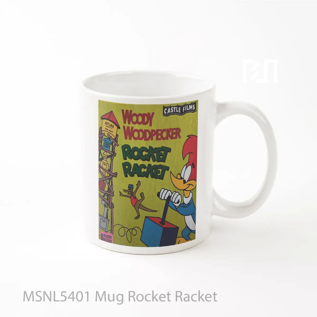 Mug Rocket Racket Gelas Keramik Tema Film MSNL5401