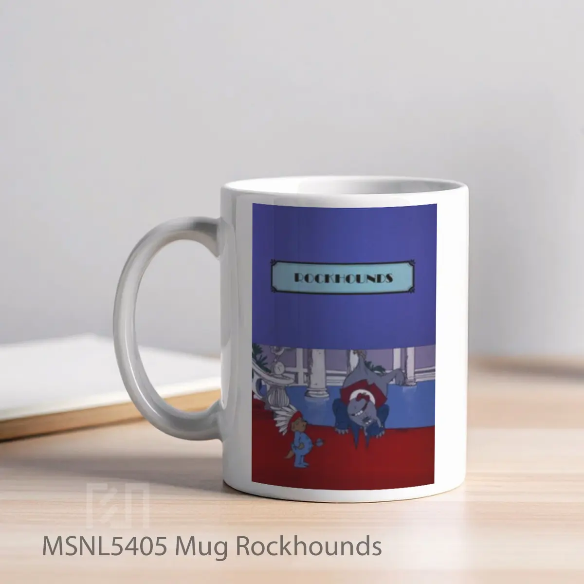 Mug Rockhounds Gelas Keramik Tema Film MSNL5405 - Tampak Kiri