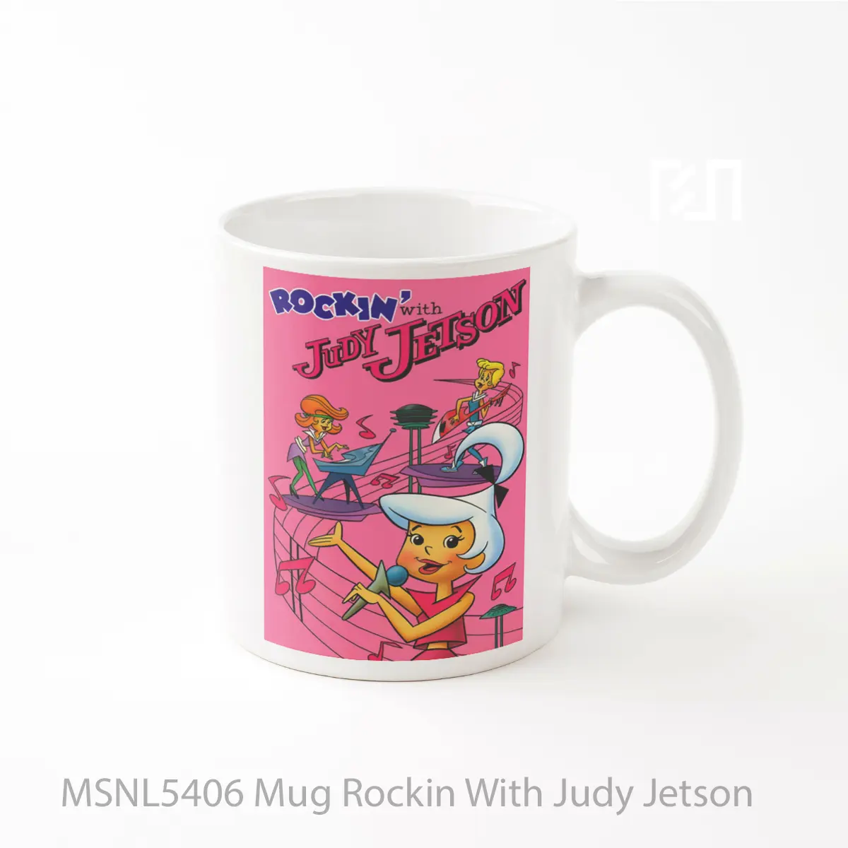 Mug Rockin With Judy Jetson Gelas Keramik Tema Film MSNL5406