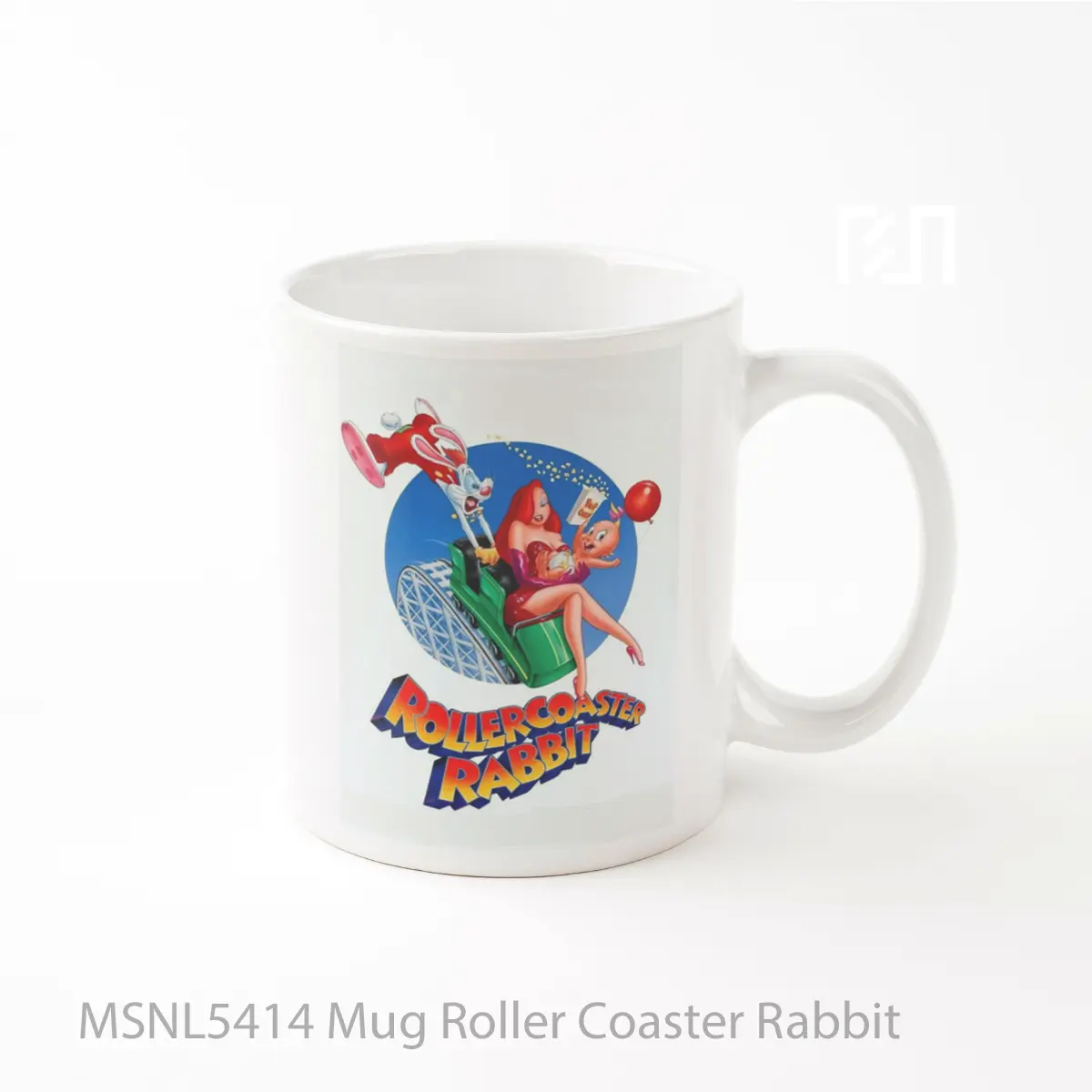 Mug Roller Coaster Rabbit Gelas Keramik Tema Film MSNL5414