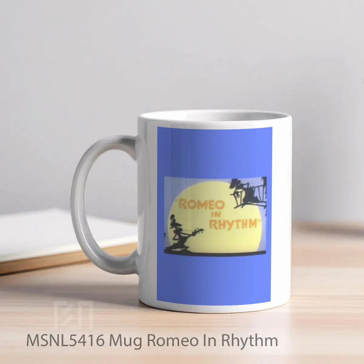 Mug Romeo In Rhythm Gelas Keramik Tema Film MSNL5416 - Tampak Kiri
