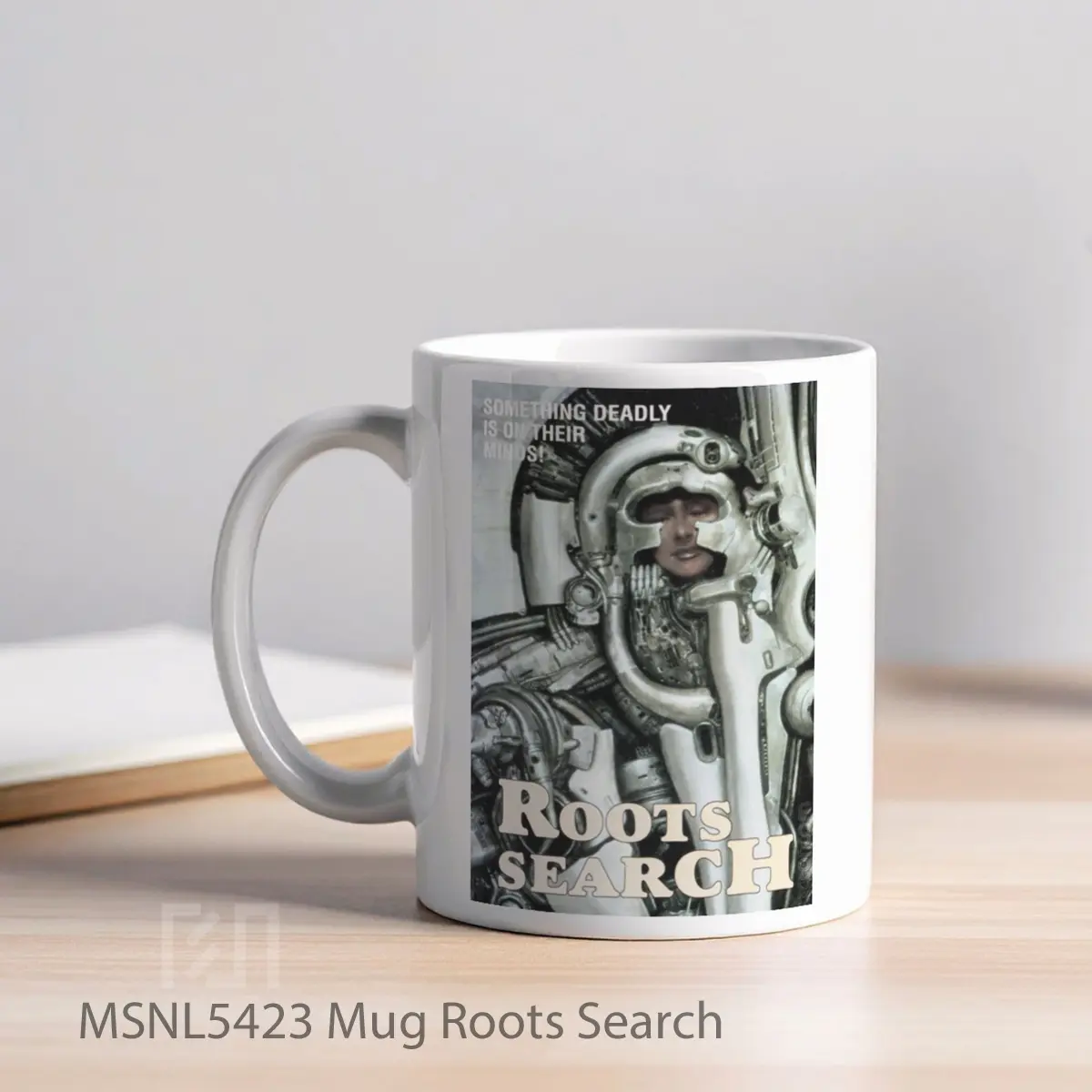 Mug Roots Search Gelas Keramik Tema Film MSNL5423 - Tampak Kiri