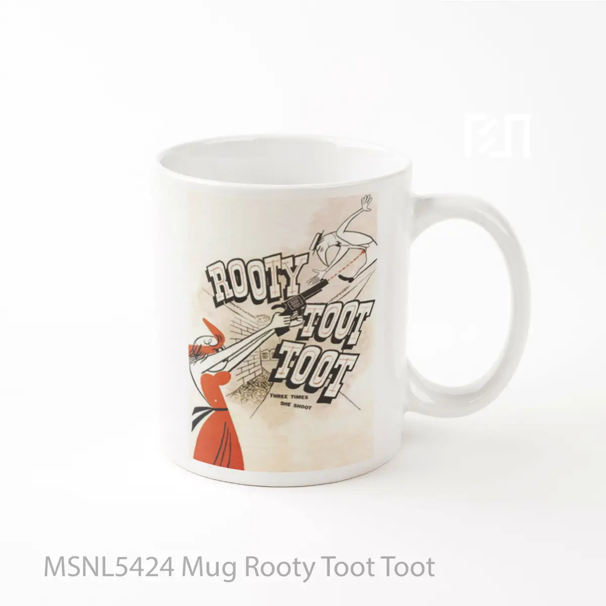 Mug Rooty Toot Toot Gelas Keramik Tema Film MSNL5424