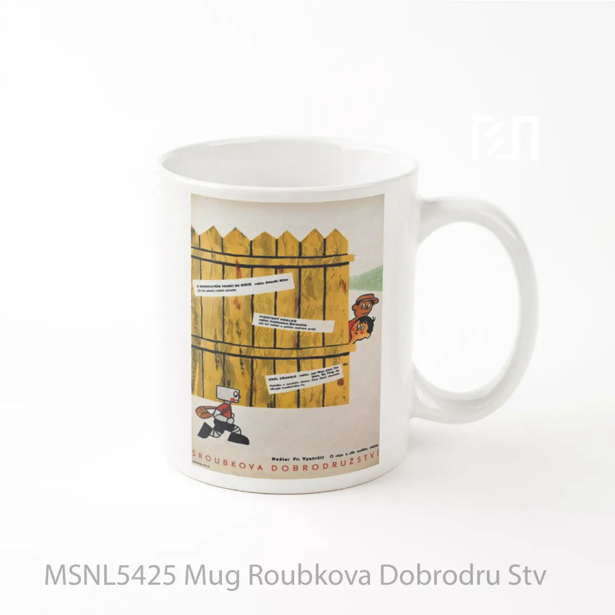 Mug Roubkova Dobrodru Stv Gelas Keramik Tema Film MSNL5425