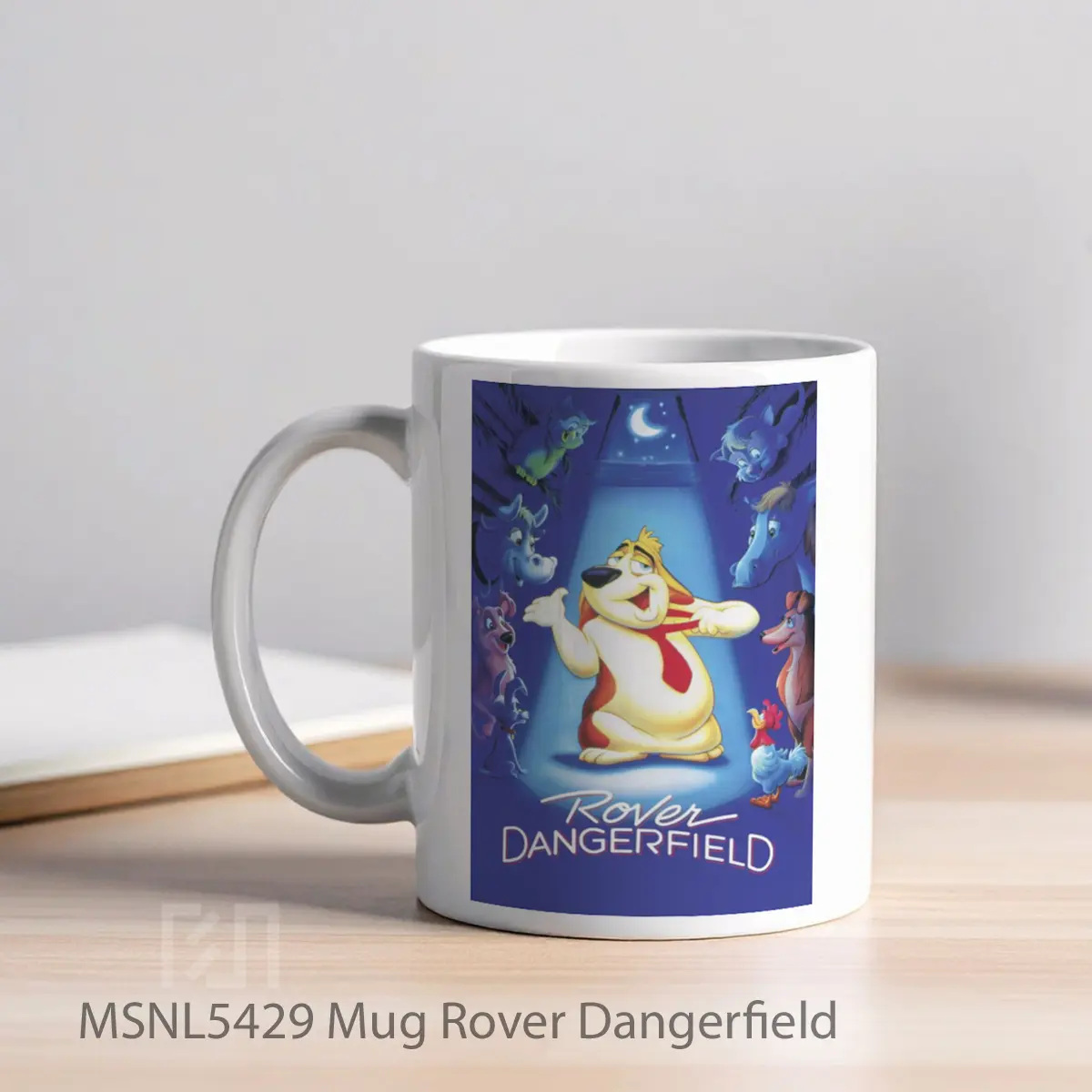 Mug Rover Dangerfield Gelas Keramik Tema Film MSNL5429 - Tampak Kiri