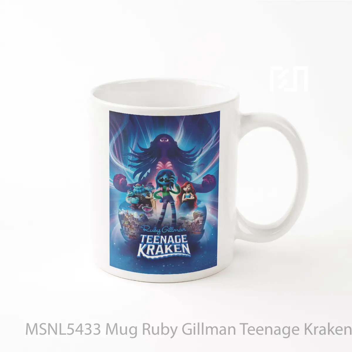Mug Ruby Gillman Teenage Kraken Gelas Keramik Tema Film MSNL5433