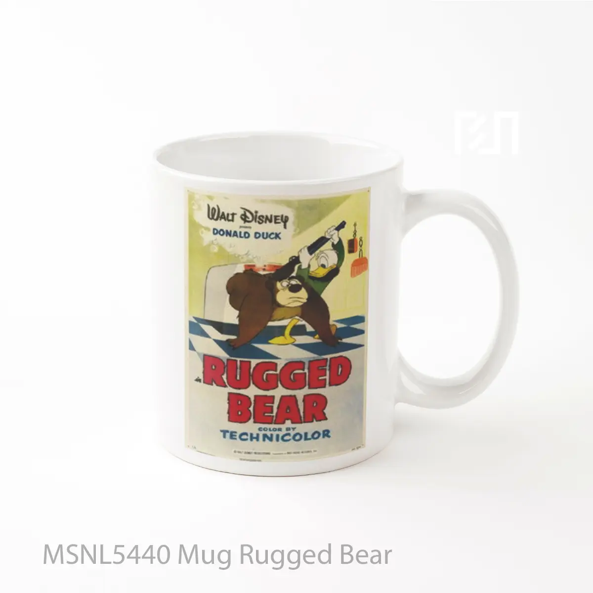 Mug Rugged Bear Gelas Keramik Tema Film MSNL5440