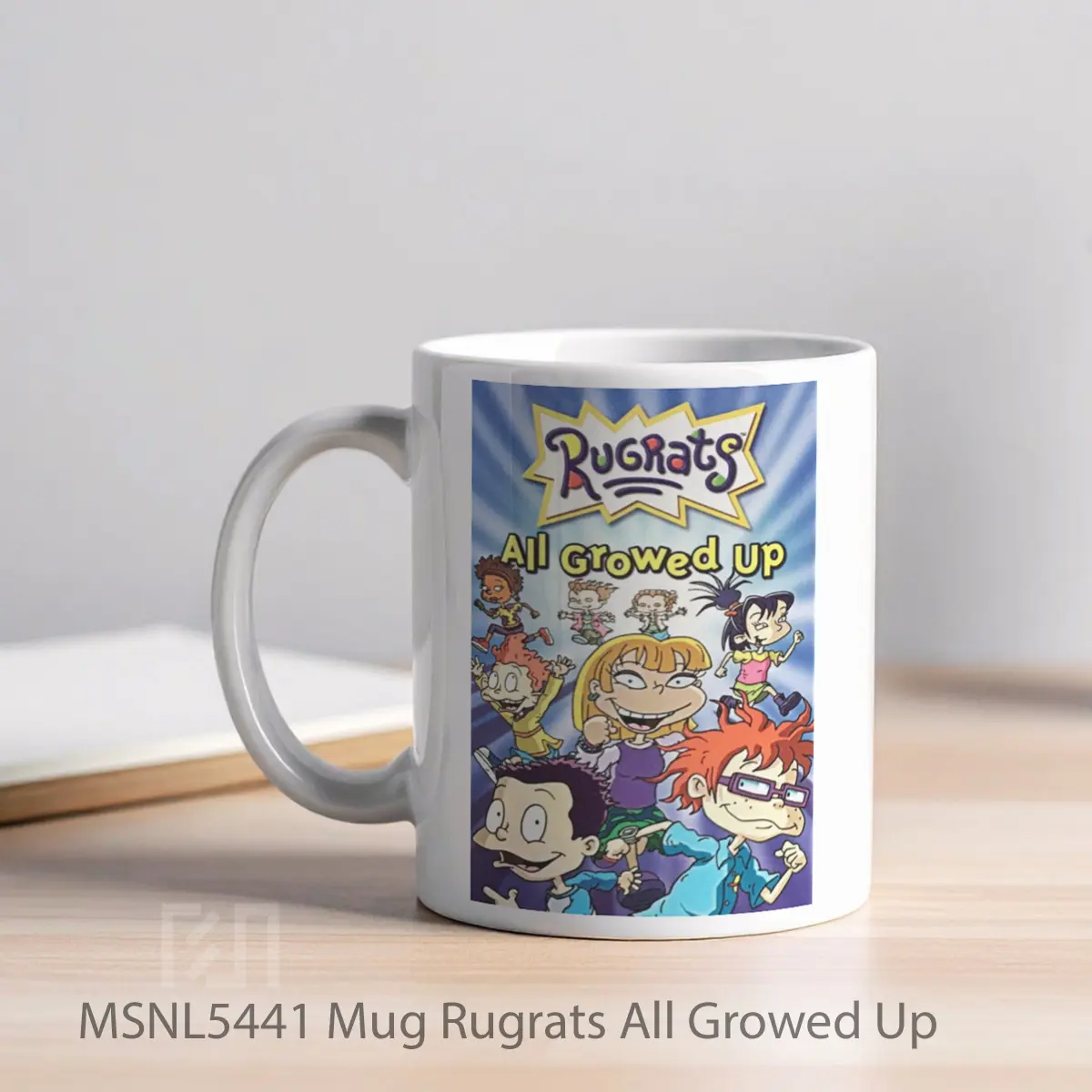 Mug Rugrats All Growed Up Gelas Keramik Tema Film MSNL5441 - Tampak Kiri