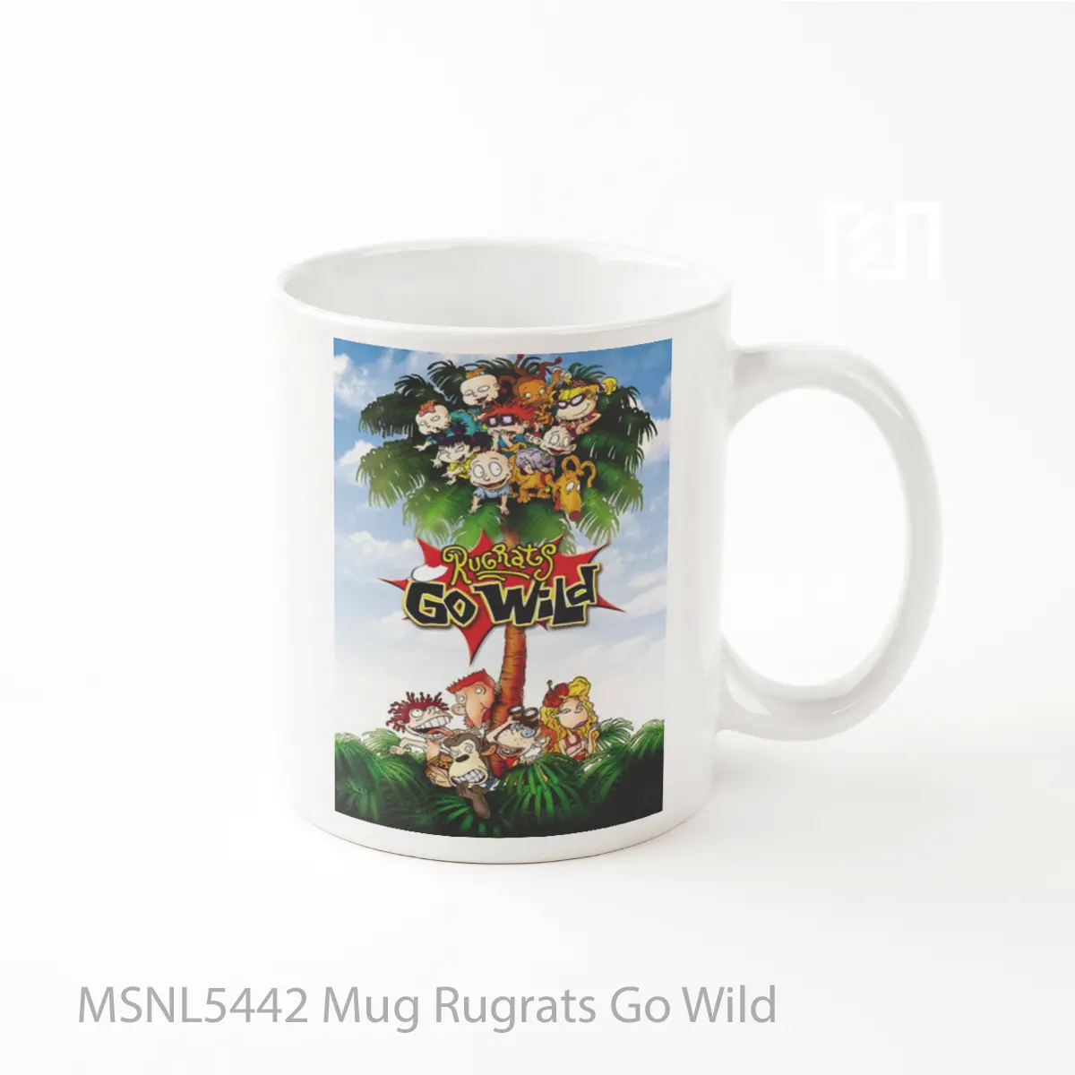 Mug Rugrats Go Wild Gelas Keramik Tema Film MSNL5442