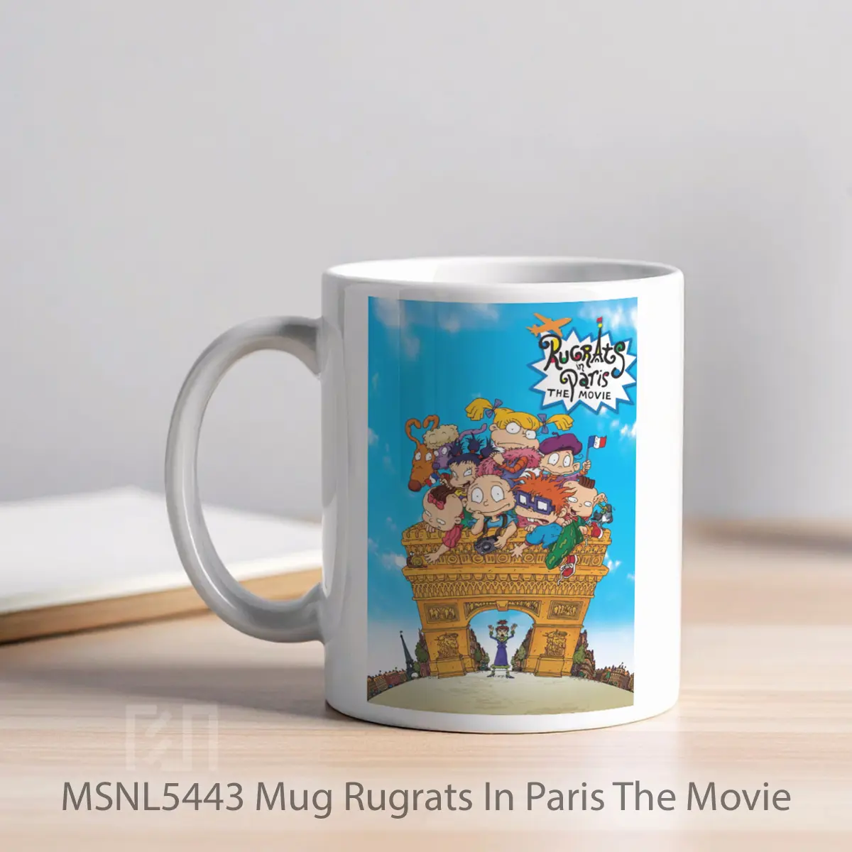Mug Rugrats In Paris The Movie Gelas Keramik Tema Film MSNL5443 - Tampak Kiri