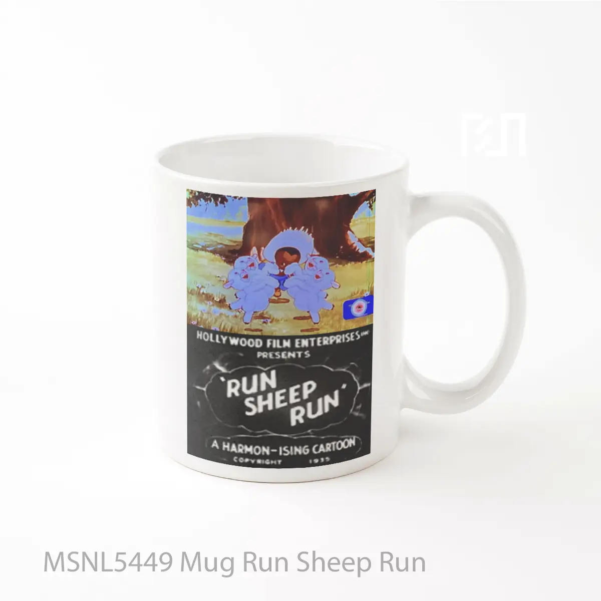 Mug Run Sheep Run Gelas Keramik Tema Film MSNL5449