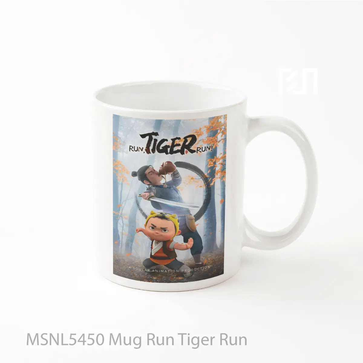 Mug Run Tiger Run Gelas Keramik Tema Film MSNL5450