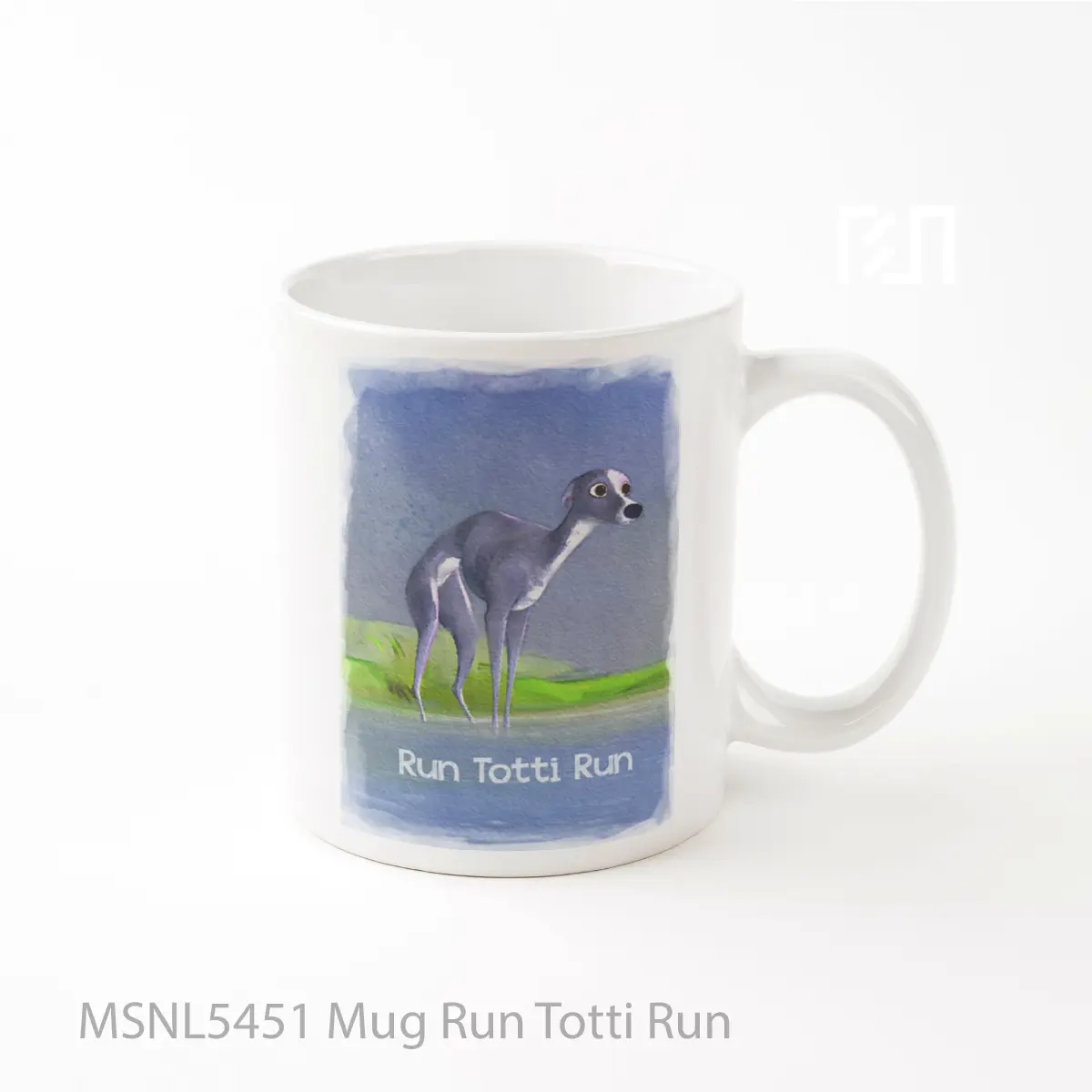 Mug Run Totti Run Gelas Keramik Tema Film MSNL5451