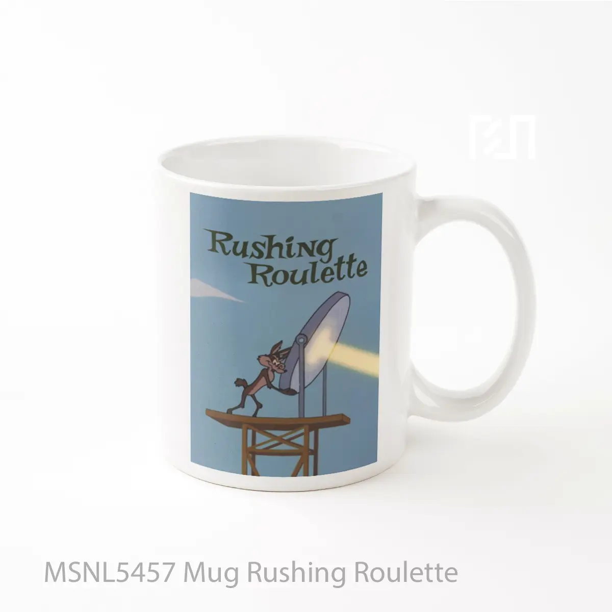 Mug Rushing Roulette Gelas Keramik Tema Film MSNL5457